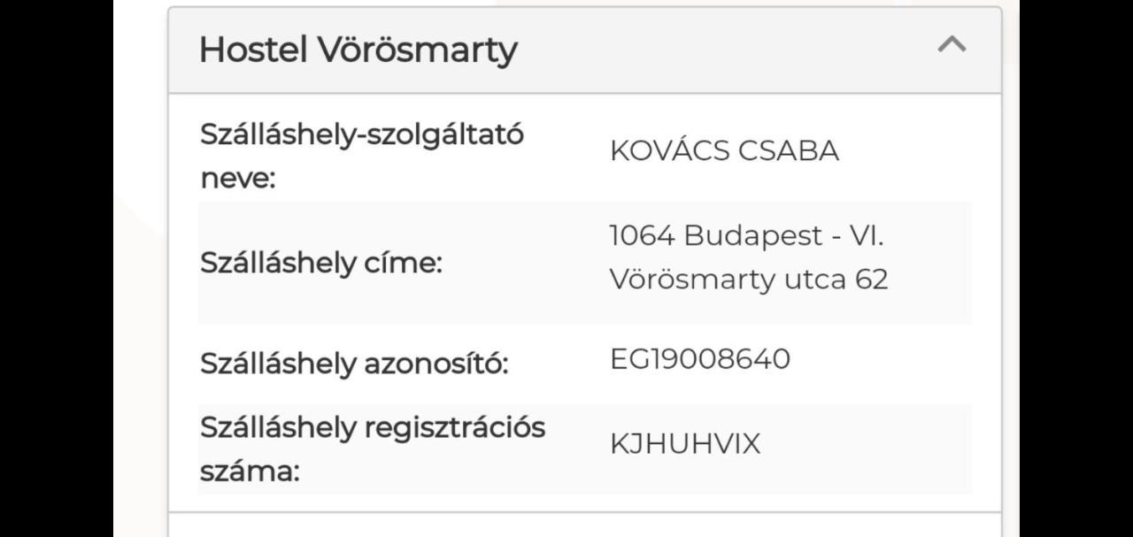 布达佩斯Apartman Vorosmarty公寓 外观 照片